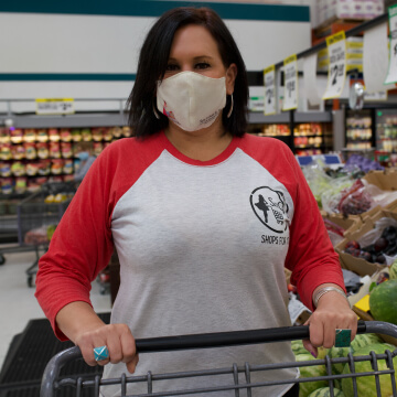 dumpling Personal Shopper delivering a groecery and produce order